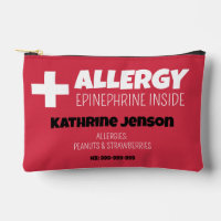 Allergy Alert Epinephrine Inside Custom Emergency