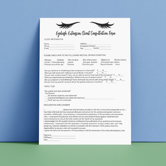 Allergy Patch Test Script Calligraphy Consent Form Custom Letterhead (Allergy Patch Test Script Calligraphy Consent Form Letterhead)