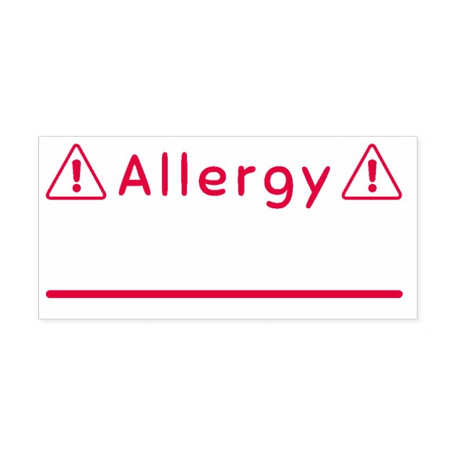 Allergy stamp (Design)