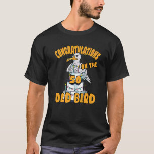 Alles Gute Zum 50 Year Birthday, Seagull Bird, Bir T-Shirt