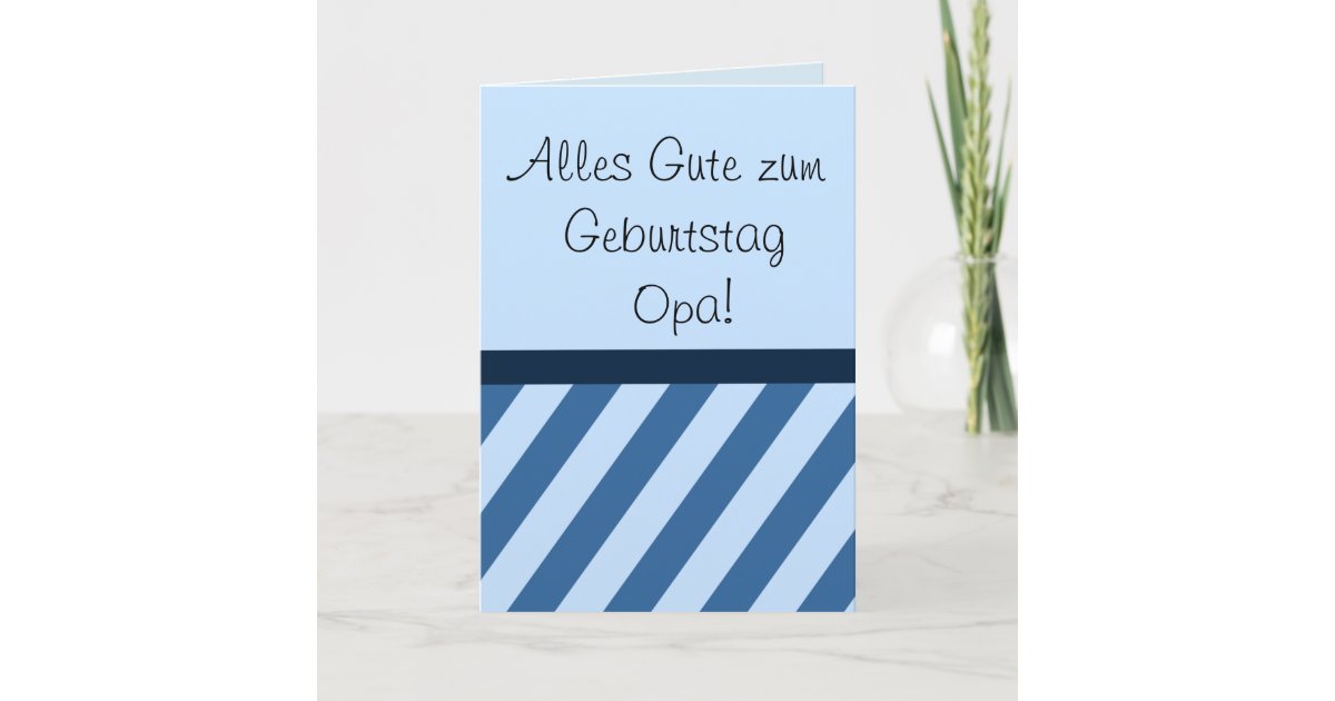Alles Gute zum Geburtstag Opa Card