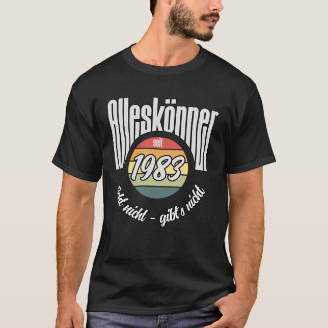 Alleskönner Since 1983  Vintage T-Shirt (Front)