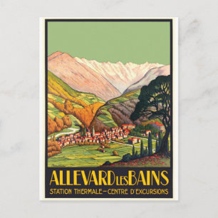 Allevard, Les Bains, France Postcard
