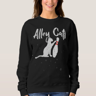 Alley Cat Bowler Bowing Team Sweatshirt