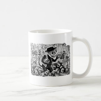 Alley Cat Calavera c. early 1900's Mexico. Coffee Mug