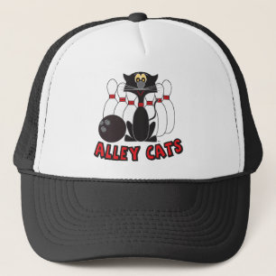 Alley Cats Bowling Pin   Humour Trucker Hat