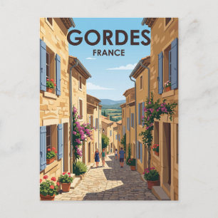 Alley in Gordes France Postcard