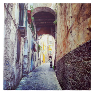 Alley in Italy (large) Ceramic Tile
