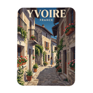 Alley in Yvoire France Magnet
