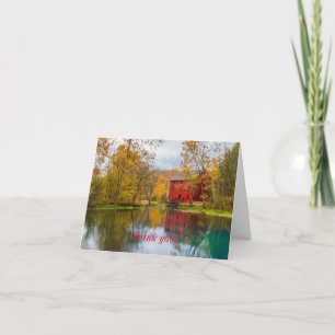 Alley Mill And Spring Thank You Card