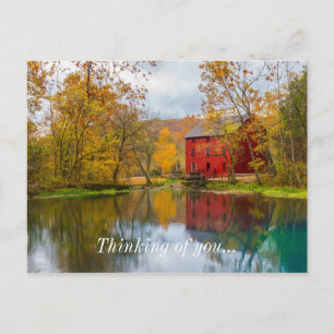 Alley Mill And Spring Thinking Of You Postcard