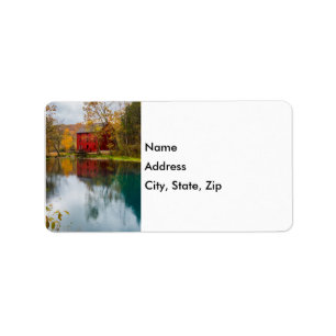 Alley Mill Autumn Address Label