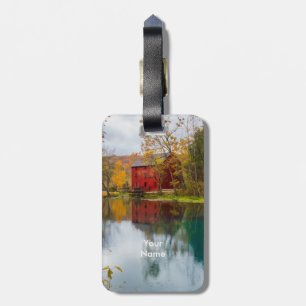 Alley Mill Autumn Luggage Tag