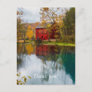 Alley Mill Autumn Postcard