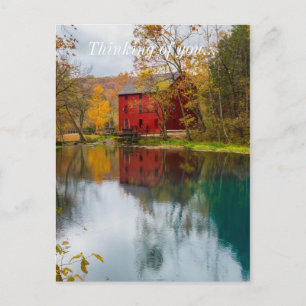 Alley Mill Autumn Postcard