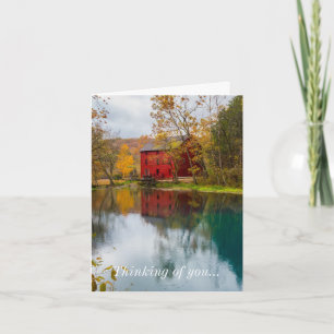 Alley Mill Autumn Thinking Of You Card