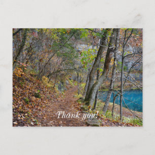 Alley Mill Autumn Walk Postcard