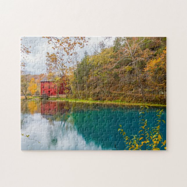 Alley Roller Mill And Spring Jigsaw Puzzle (Horizontal)