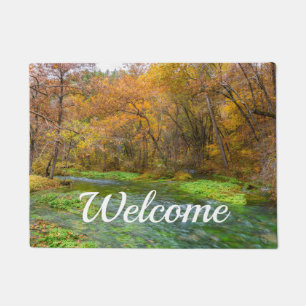 Alley Spring Autumn Water Welcome Doormat
