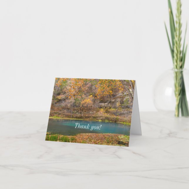 Alley Spring View Thank You Card (Front)