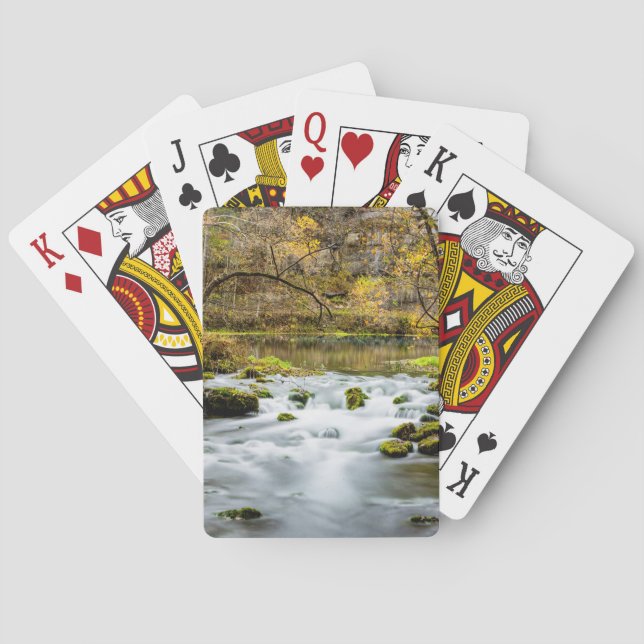 Alley Springs Rapids Playing Cards (Back)