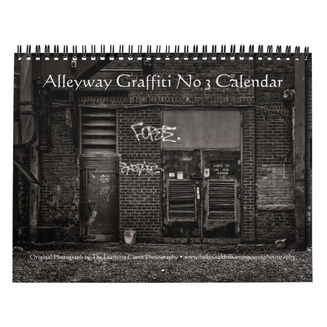 Alleyway Graffiti No 3 Calendar (Cover)