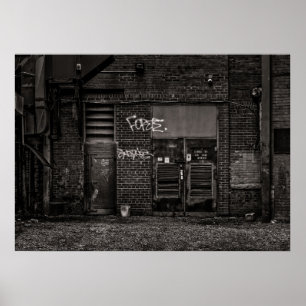 Alleyway Graffiti No 3 Poster