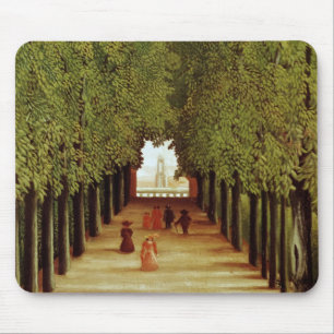 Alleyway in the Park of Saint-Cloud, 1908 (oil on Mouse Pad