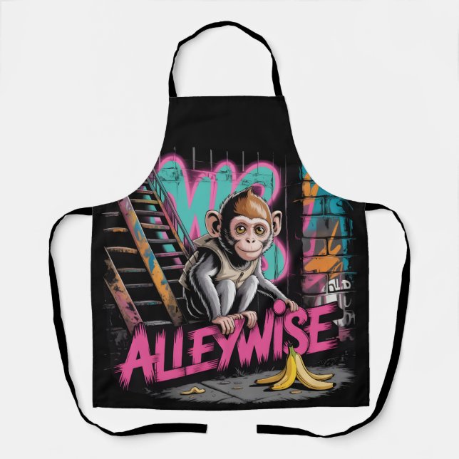 ALLEYWISE Monkey Urban   Apron (Front)