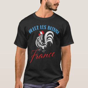 Allez Les Bleus France  French Soccer Football T-Shirt