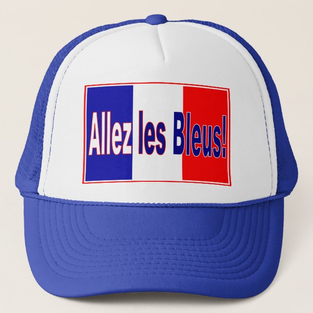 Allez les Bleus!  French Football Team Fan Cap (Front)