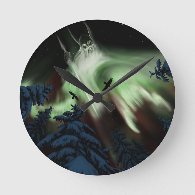 Allfather Round Clock (Front)