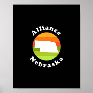 Alliance Nebraska Outdoors Sunrise Ne Souvenir Poster