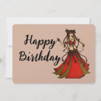Alliecat Belly Dancer Happy Birthday