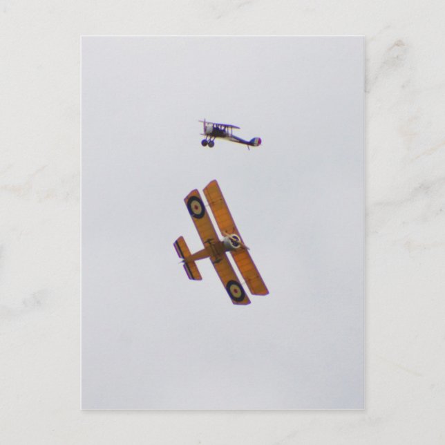 Allied Fighters Of World War One Postcard (Front)