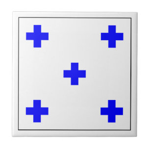 Allied Flag Number 0 Ceramic Tile