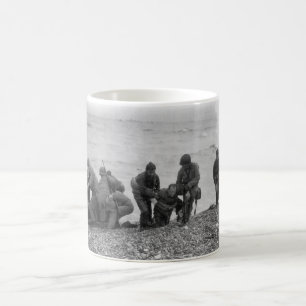 Allied Forces Landing on Omaha Beach World War II Coffee Mug