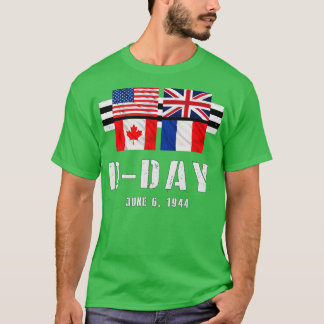 Allied Victory on DDay in Normandy WWII 2 T-Shirt