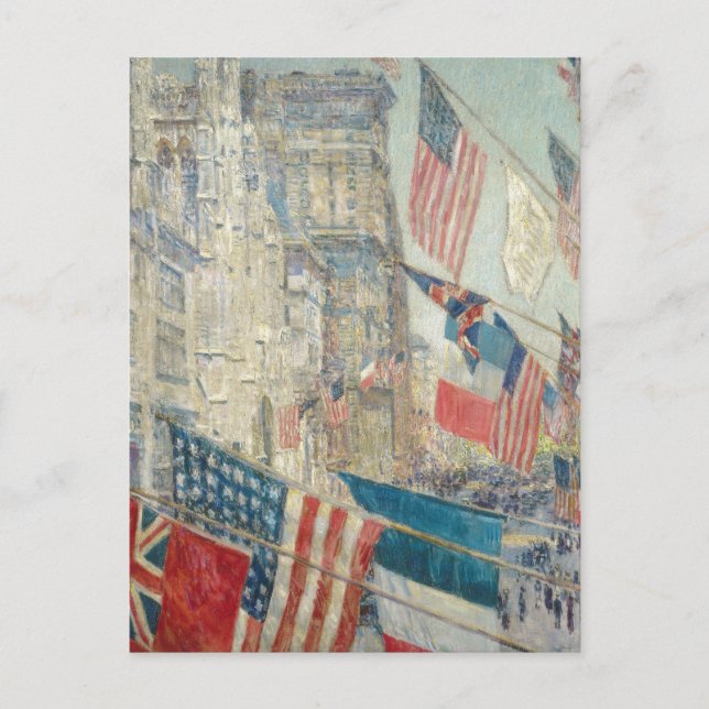 Allies Day | Childe Hassam Postcard (Front)