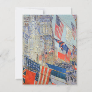 Allies Day, May 1917 by Childe Hassam, Vintage Art