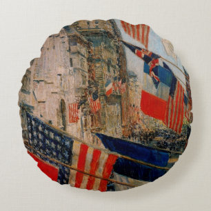 Allies Day, May 1917 Round Cushion