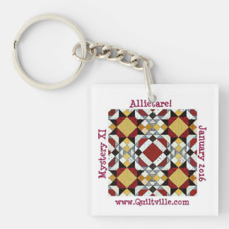 Allietare acrylic keychain