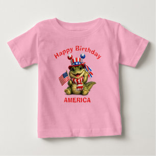 Alligator (3e) Patriotic Kid T-Shirt
