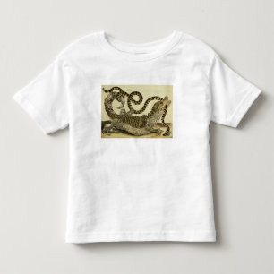Alligator and Snake, 1730 (coloured engraving) Toddler T-Shirt