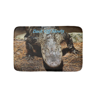 Alligator bath mat