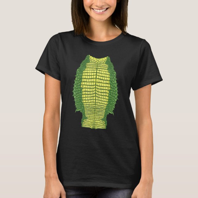 Alligator Belly Crocodile Halloween Costume T-Shirt (Front)
