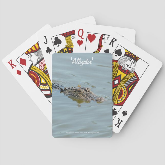 Alligator, Bicycle® Playing Cards (Back)