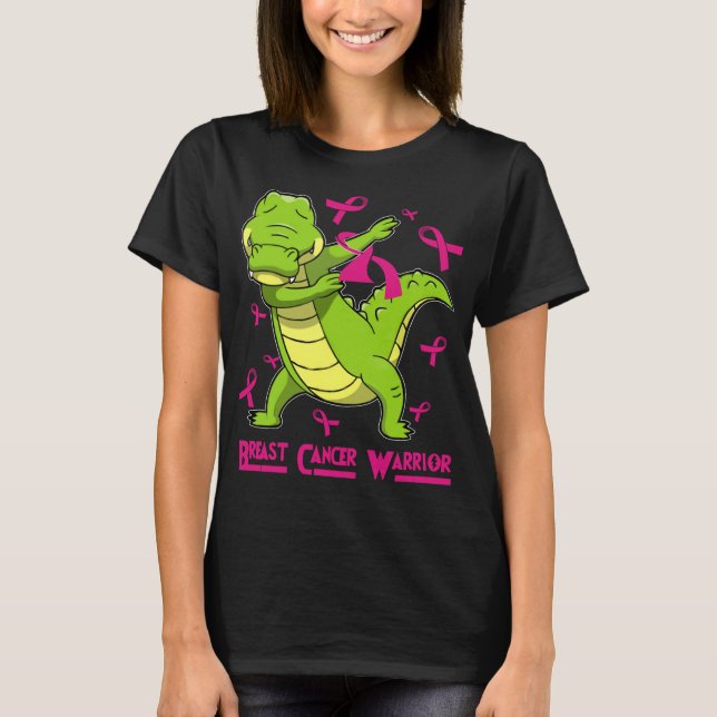 alligator breast cancer T-Shirt (Front)