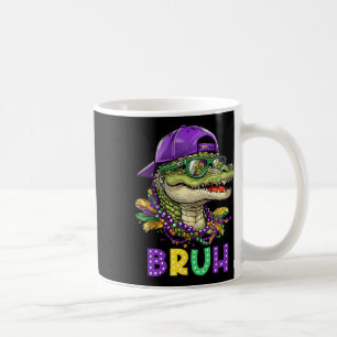 Alligator Bruh Mardi Gras Costume Carnival Teens B Coffee Mug