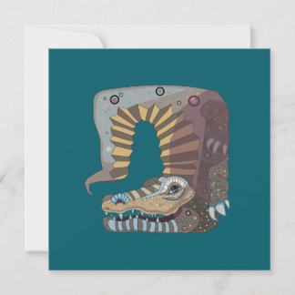 Alligator card